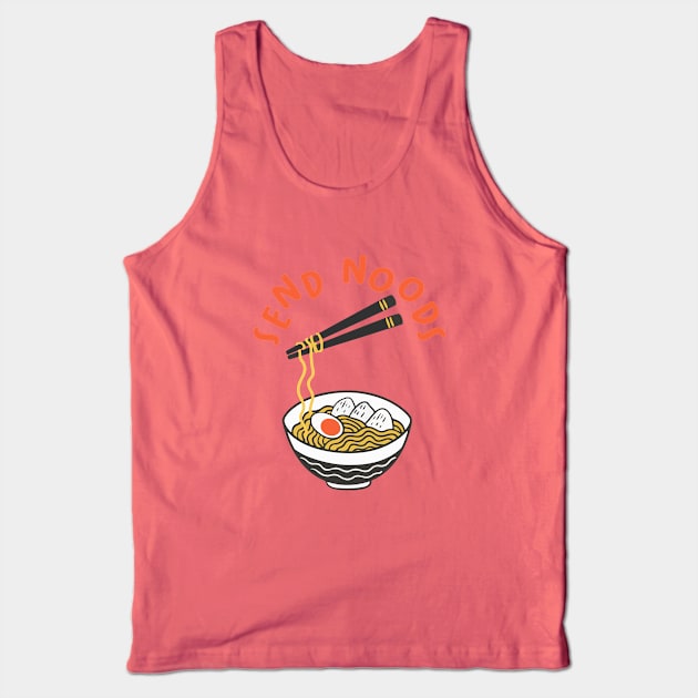 Send Noods Ramen Tank Top by Perpetual Brunch